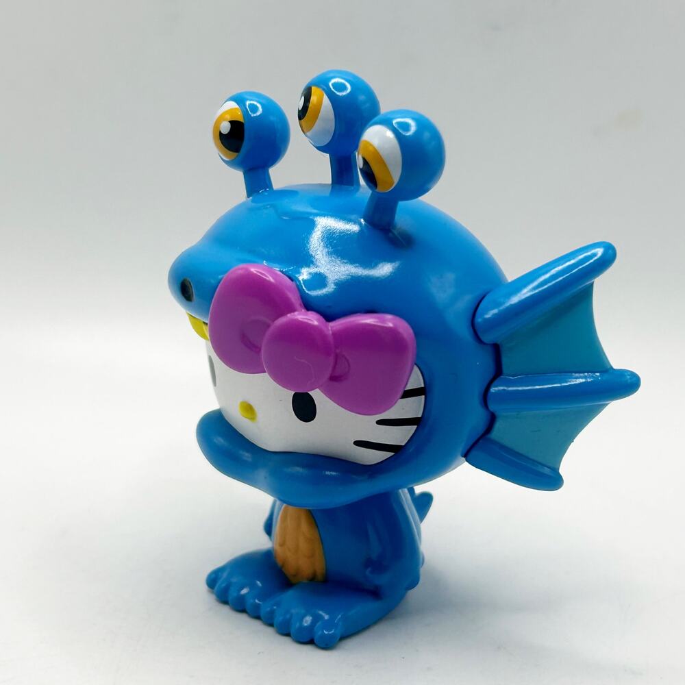 Kidrobot x Sanrio Hello Kitty Kaiju Vinyl Aquados Blue Figure - Picture 4 of 6